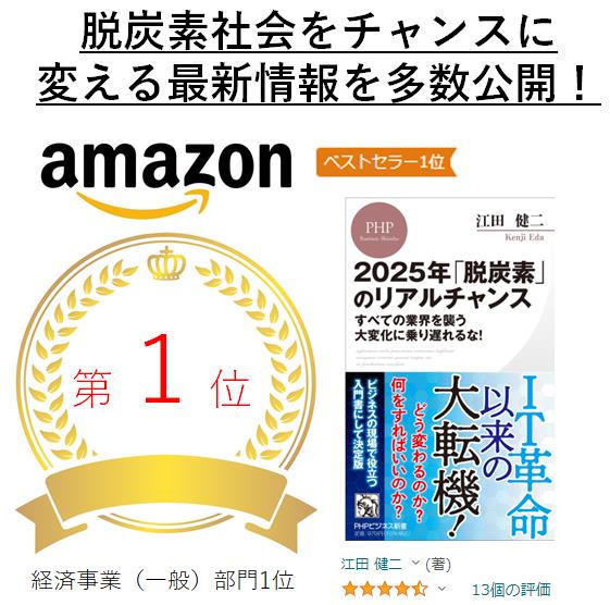 2025年「脱炭素」のリアルチャンス すべての業界を襲う大変化に乗り遅れるな!