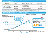 店舗・ショップでポイント還元、新電力３社の料金プランをみるの写真