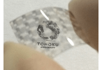 東北大学、透明で曲がる太陽電池を開発 、ディスプレイや窓で発電が可能にの写真