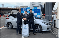 日本初、エネマネ連動型EVカーシェアリング開始、充電電気の再エネ由来や比率見える化等で地域活性化の写真